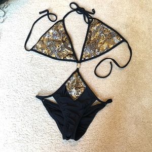 Glam Cutout One Piece Swim